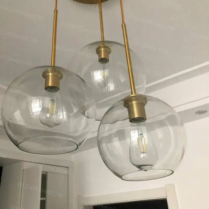 Nordic Glass Ball Pendant Light