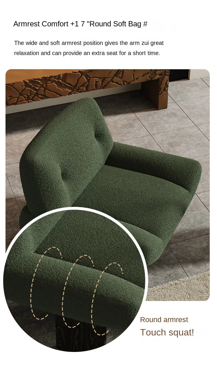 Momo Scandinavian Single Sofa Chair