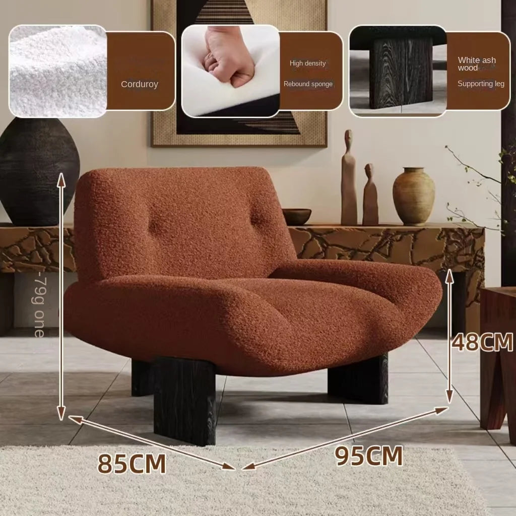 Momo Scandinavian Single Sofa Chair