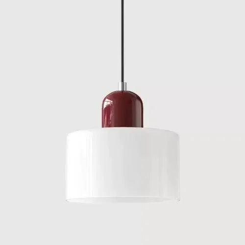 Artisan Coloured Glass LED Pendant Light | E27 Cord Pendant