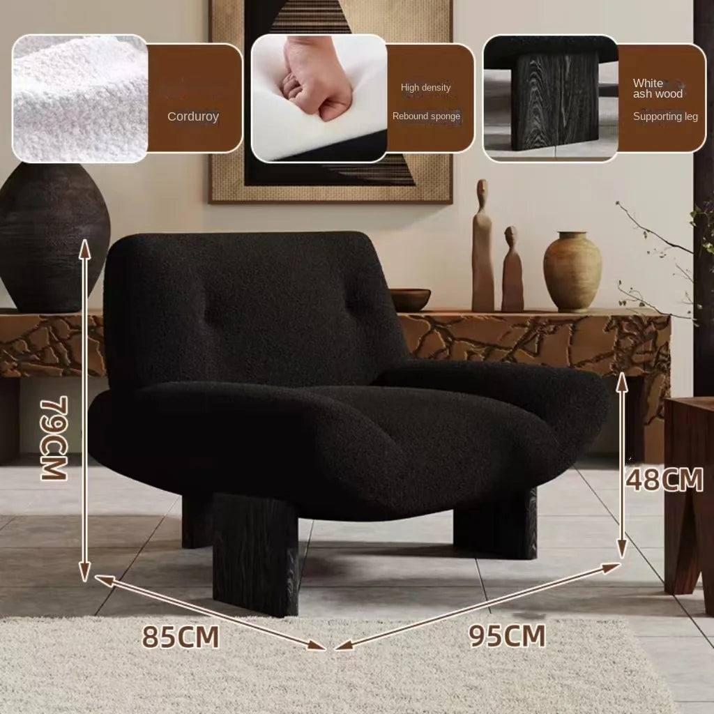 Momo Scandinavian Single Sofa Chair