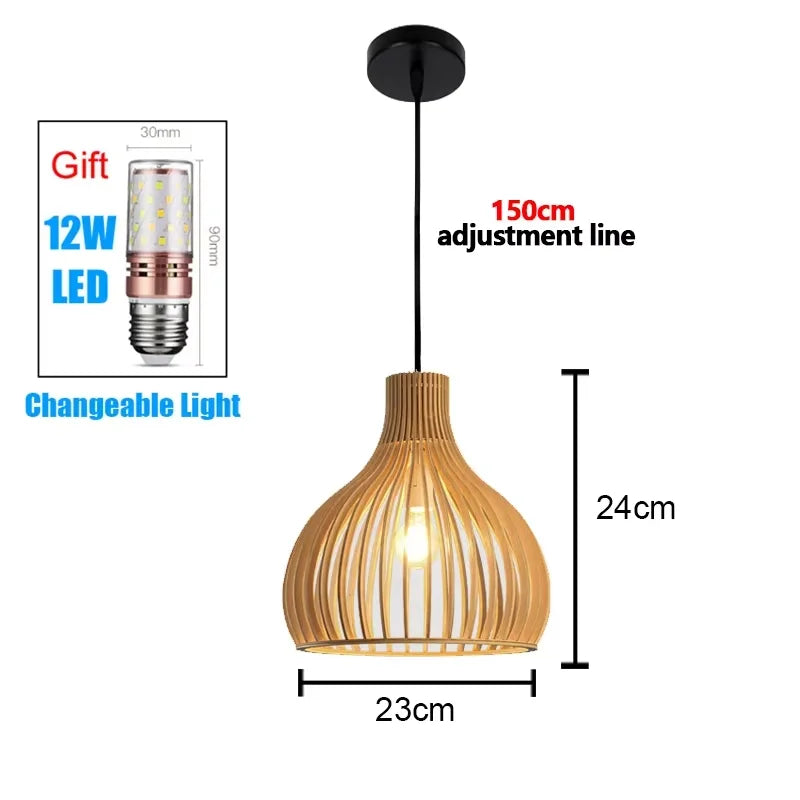 Bamboo Pendant Light