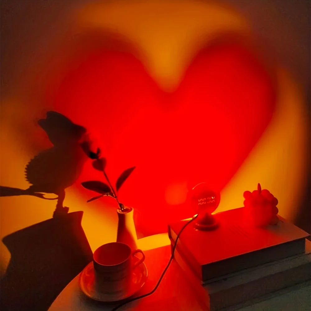 LED Heart Ambient Light