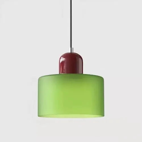Artisan Coloured Glass LED Pendant Light | E27 Cord Pendant