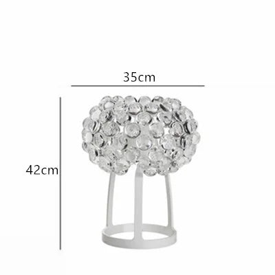 Acrylic Bubble Pendant Light | Clear Gold | Dining Room, Bedroom & Living Room