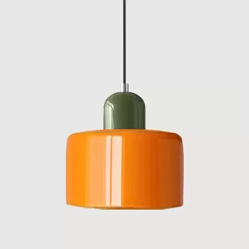 Artisan Coloured Glass LED Pendant Light | E27 Cord Pendant