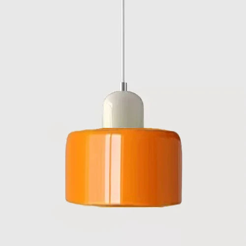 Artisan Coloured Glass LED Pendant Light | E27 Cord Pendant