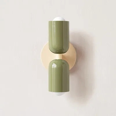 Macaron Wall Sconce | Colourful Nordic LED Wall Light for Bedroom & Living Room