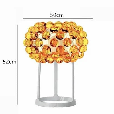Acrylic Bubble Pendant Light | Clear Gold | Dining Room, Bedroom & Living Room