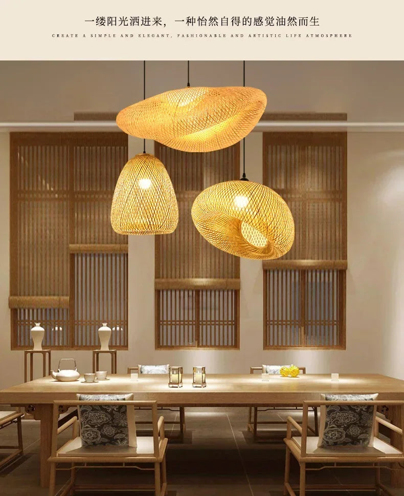 Bamboo Pendant Light