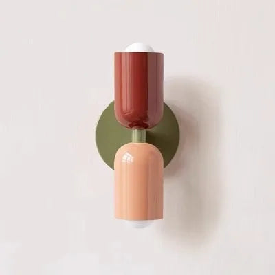 Macaron Wall Sconce | Colourful Nordic LED Wall Light for Bedroom & Living Room