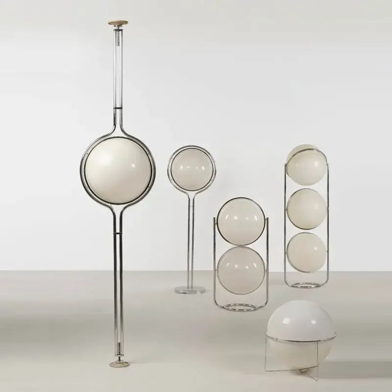 Nordic Bauhaus Floor Lamp | Acrylic Ball | Living Room & Bedroom