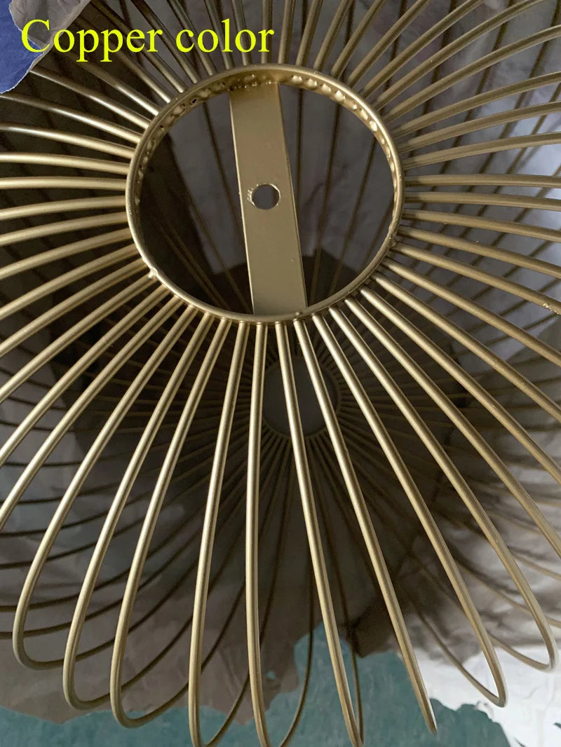 Nordic Birdcage Mesh Pendant Light | Sculptural Metal Chandelier