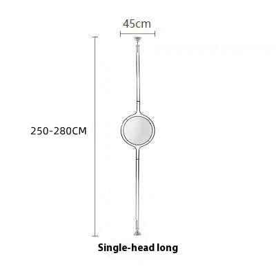 Chrome Globe Floor Lamp | Sculptural Art Deco | White or Amber Acrylic