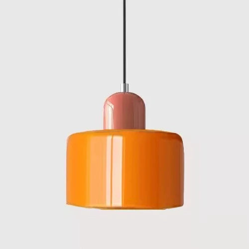 Artisan Coloured Glass LED Pendant Light | E27 Cord Pendant