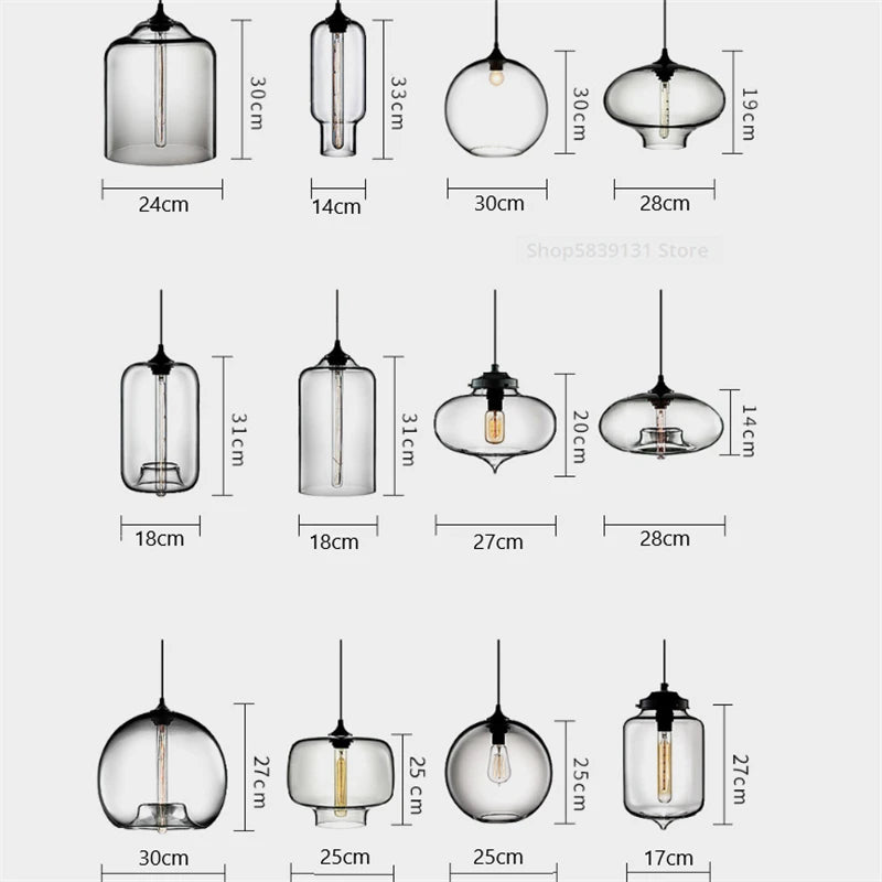 Nordic Stained Glass Pendant Light | Colourful Hanging Lamp for Dining Room & Kitchen