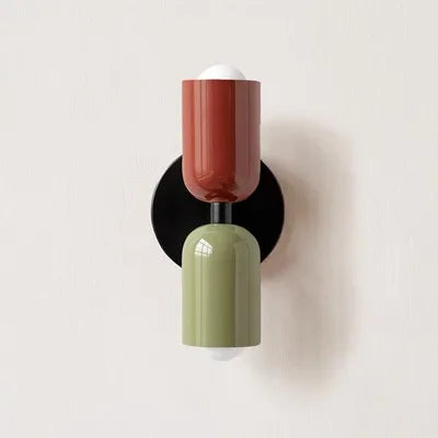 Macaron Wall Sconce | Colourful Nordic LED Wall Light for Bedroom & Living Room