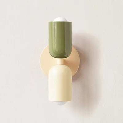 Macaron Wall Sconce | Colourful Nordic LED Wall Light for Bedroom & Living Room
