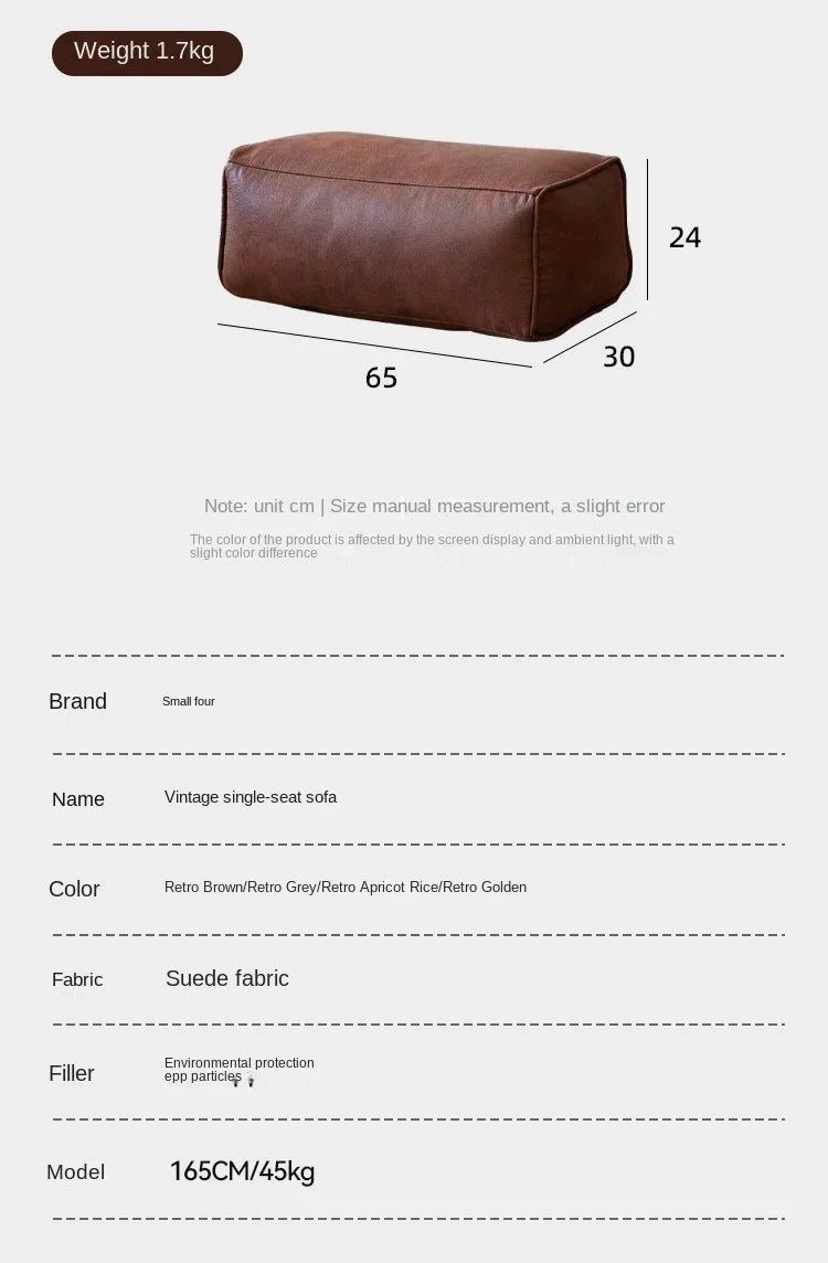 Momo Oversized Bean Bag Lounge Chair with Optional Ottoman