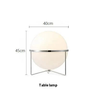 Chrome Globe Floor Lamp | Sculptural Art Deco | White or Amber Acrylic