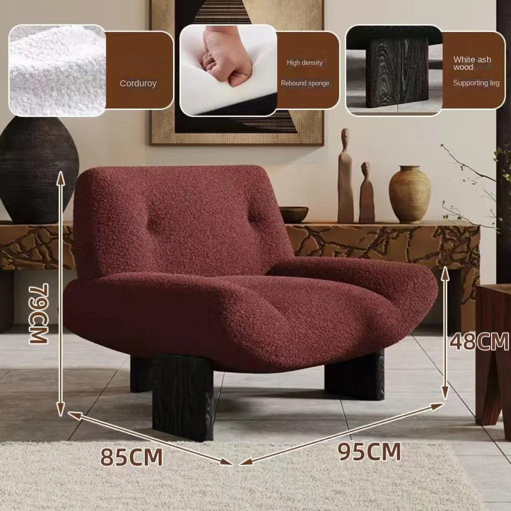 Momo Scandinavian Single Sofa Chair