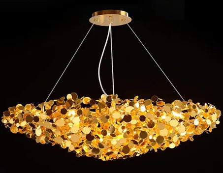 Bird's Nest Stainless Steel Chandelier | Nordic Modern | Kitchen & Dining Room