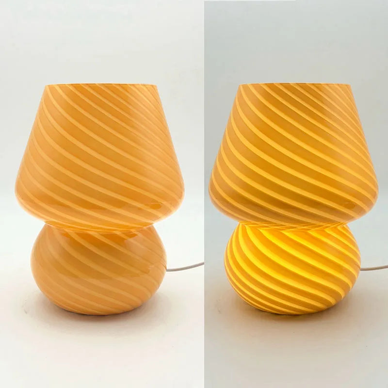 Murano Glass Gourd Table Lamp