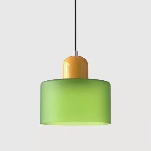 Artisan Coloured Glass LED Pendant Light | E27 Cord Pendant