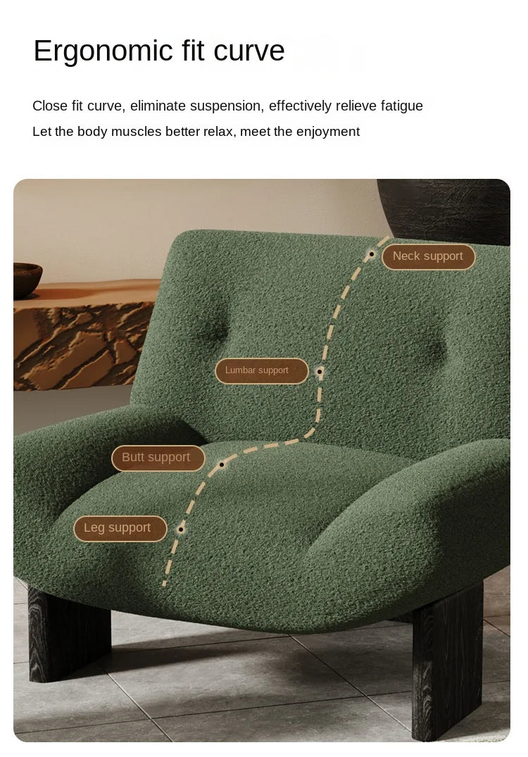 Momo Scandinavian Single Sofa Chair
