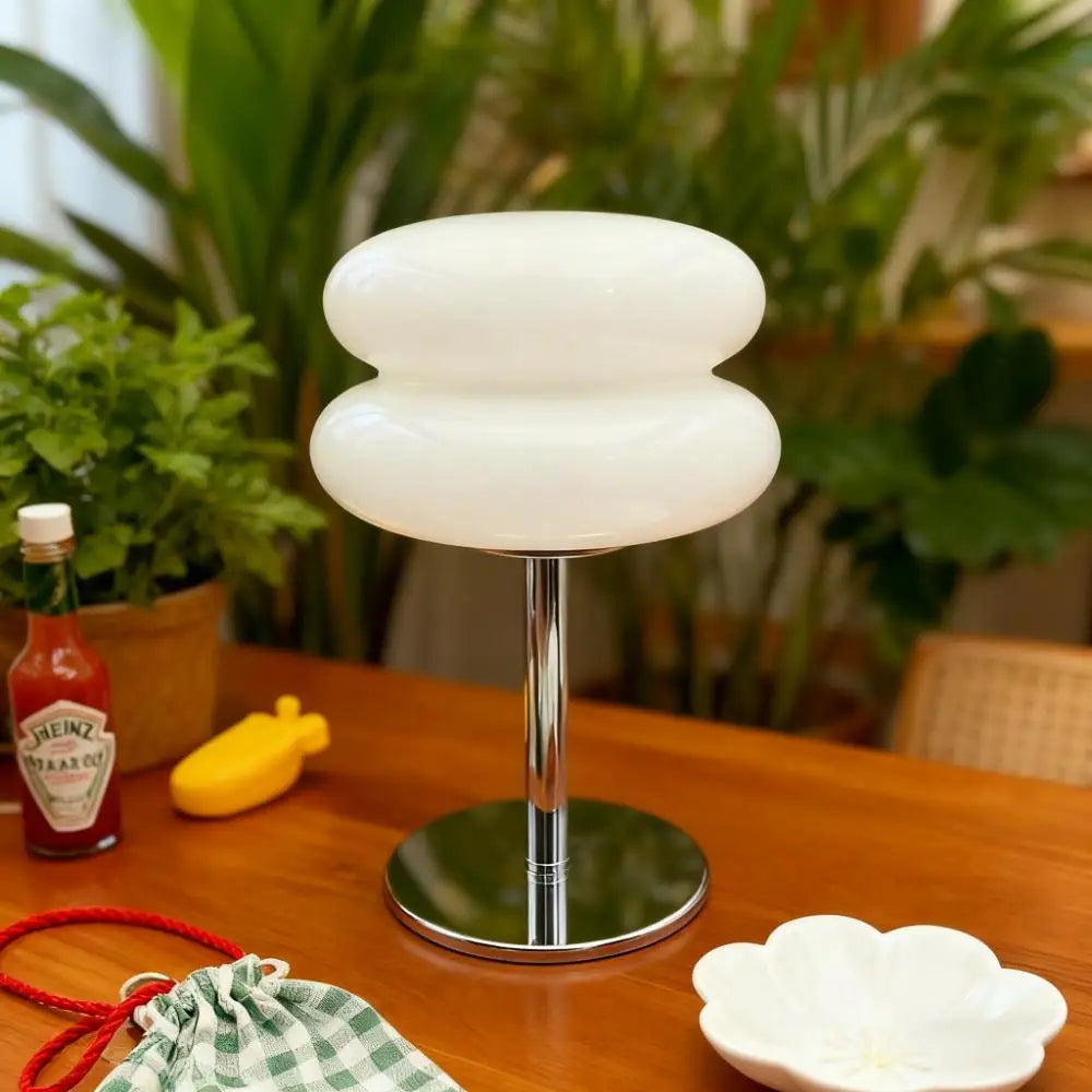 Macaron Double Layer Glass Table Lamp