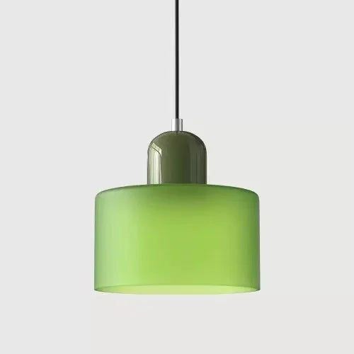 Artisan Coloured Glass LED Pendant Light | E27 Cord Pendant