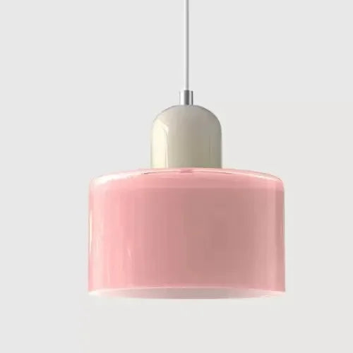 Artisan Coloured Glass LED Pendant Light | E27 Cord Pendant
