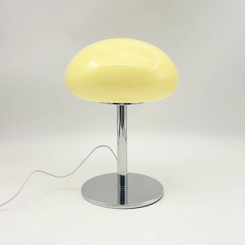 Cloud Art Glass Table Lamp | Dimmable Touch LED Bedside Lamp for Bedroom & Living Room