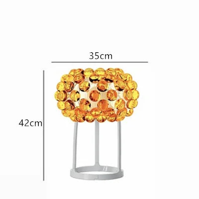 Acrylic Bubble Pendant Light | Clear Gold | Dining Room, Bedroom & Living Room
