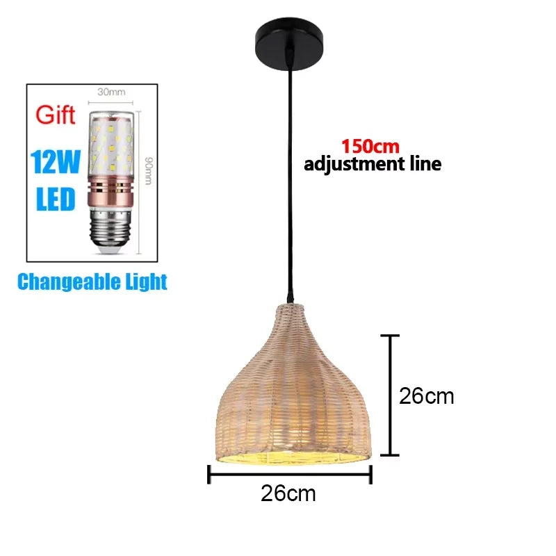Bamboo Pendant Light
