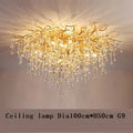Nordic Crystal Chandelier | Chrome & Gold | Dining Room & Living Room