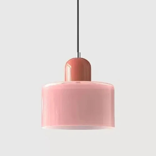 Artisan Coloured Glass LED Pendant Light | E27 Cord Pendant