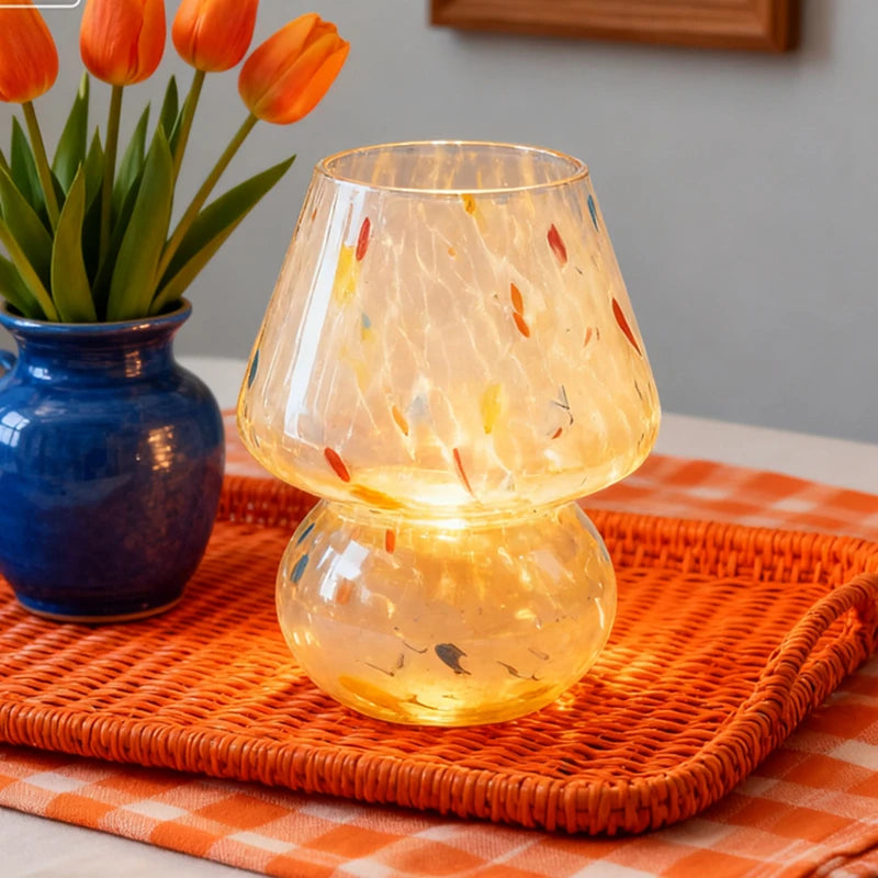 Murano Glass Gourd Table Lamp
