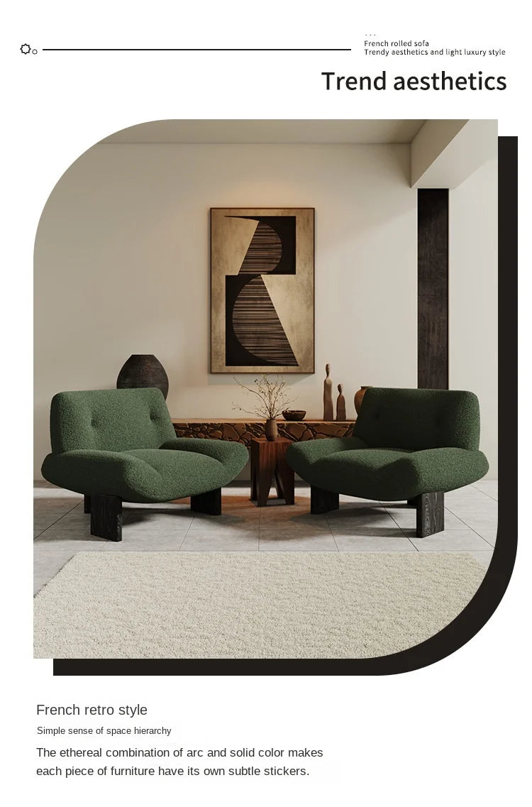 Momo Scandinavian Single Sofa Chair