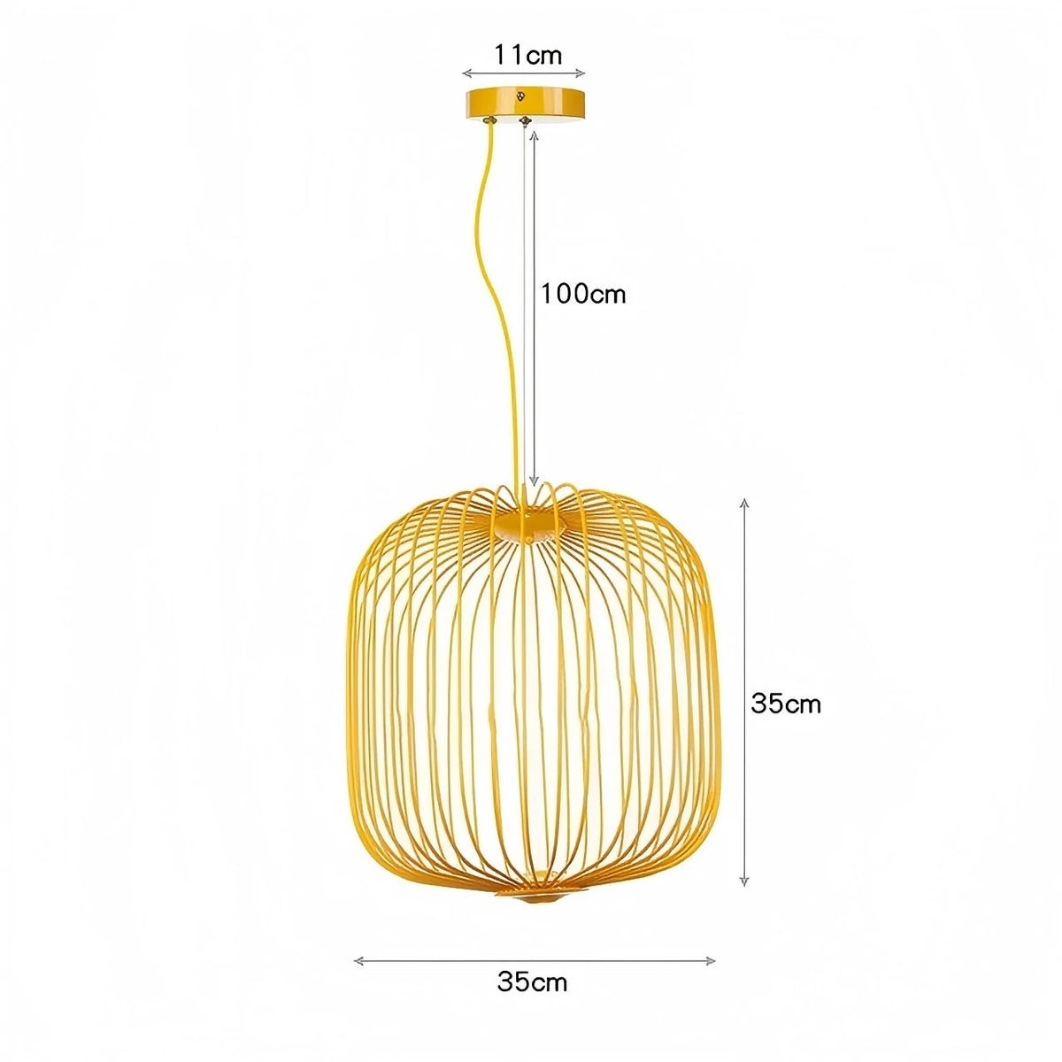 Nordic Birdcage Mesh Pendant Light | Sculptural Metal Chandelier