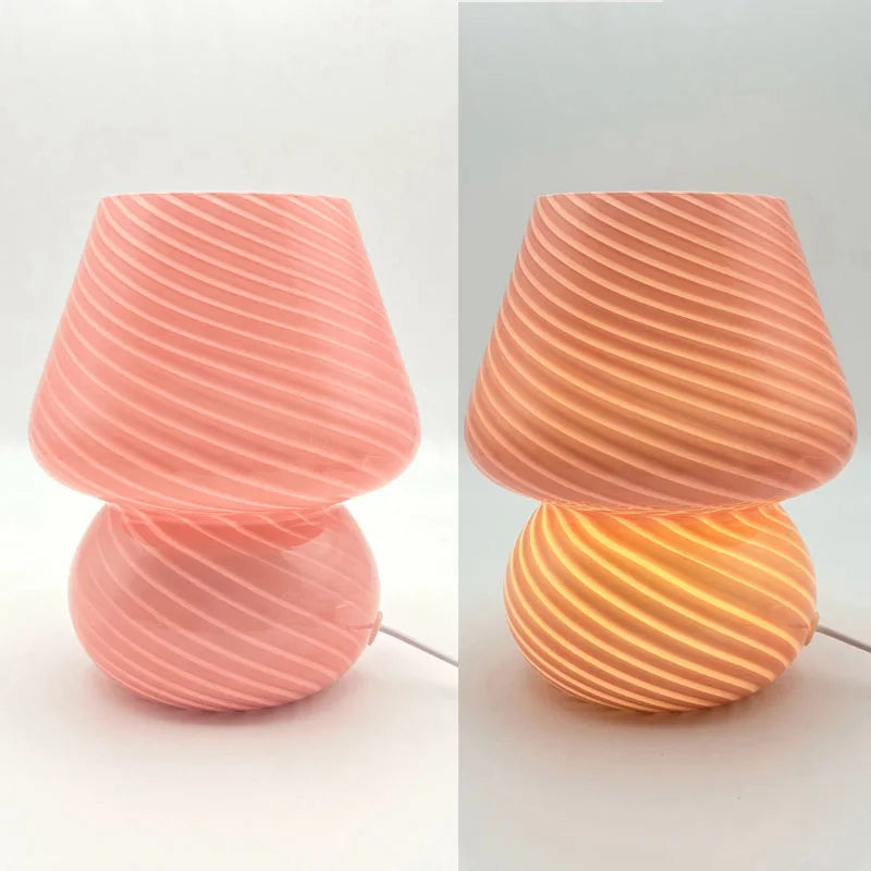 Murano Glass Gourd Table Lamp