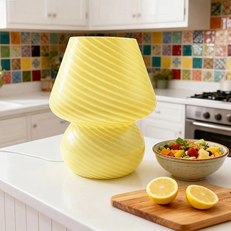 Murano Glass Gourd Table Lamp