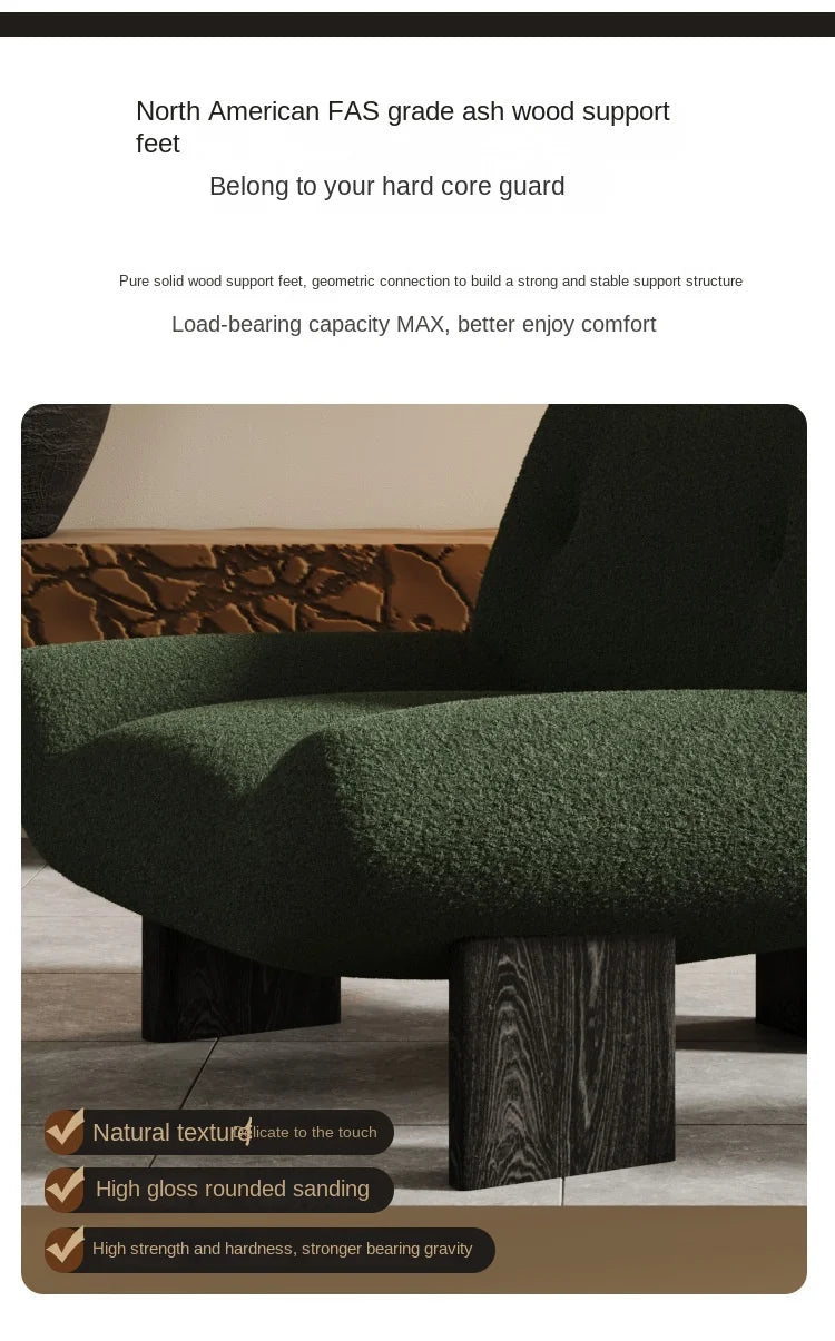 Momo Scandinavian Single Sofa Chair