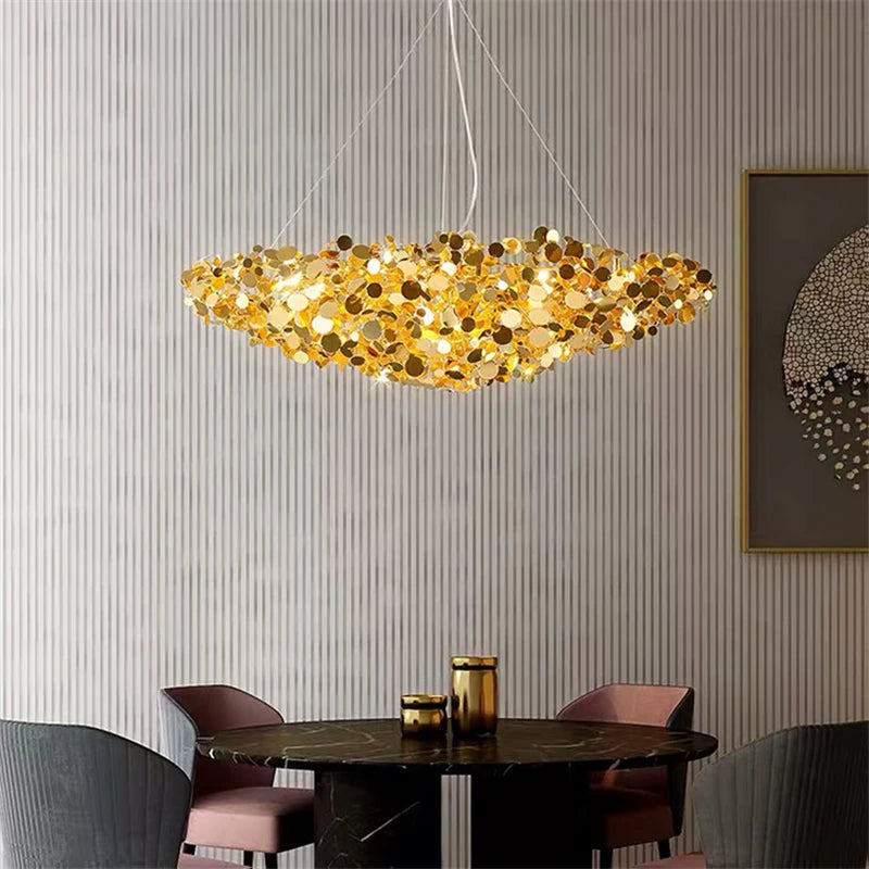 Bird's Nest Stainless Steel Chandelier | Nordic Modern | Kitchen & Dining Room