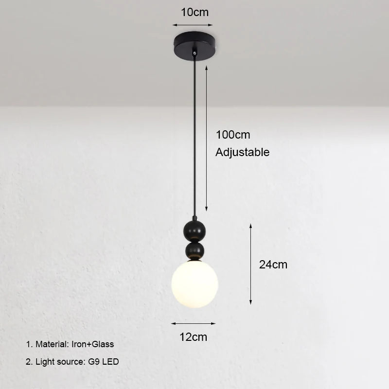 Suspension Globe Verre Minimaliste
