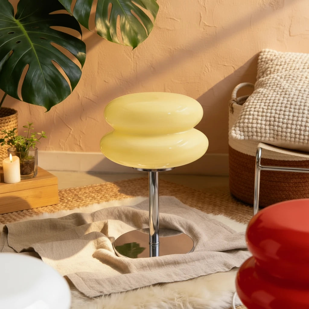 Macaron Double Layer Glass Table Lamp