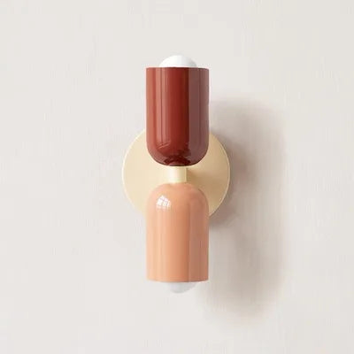 Macaron Wall Sconce | Colourful Nordic LED Wall Light for Bedroom & Living Room