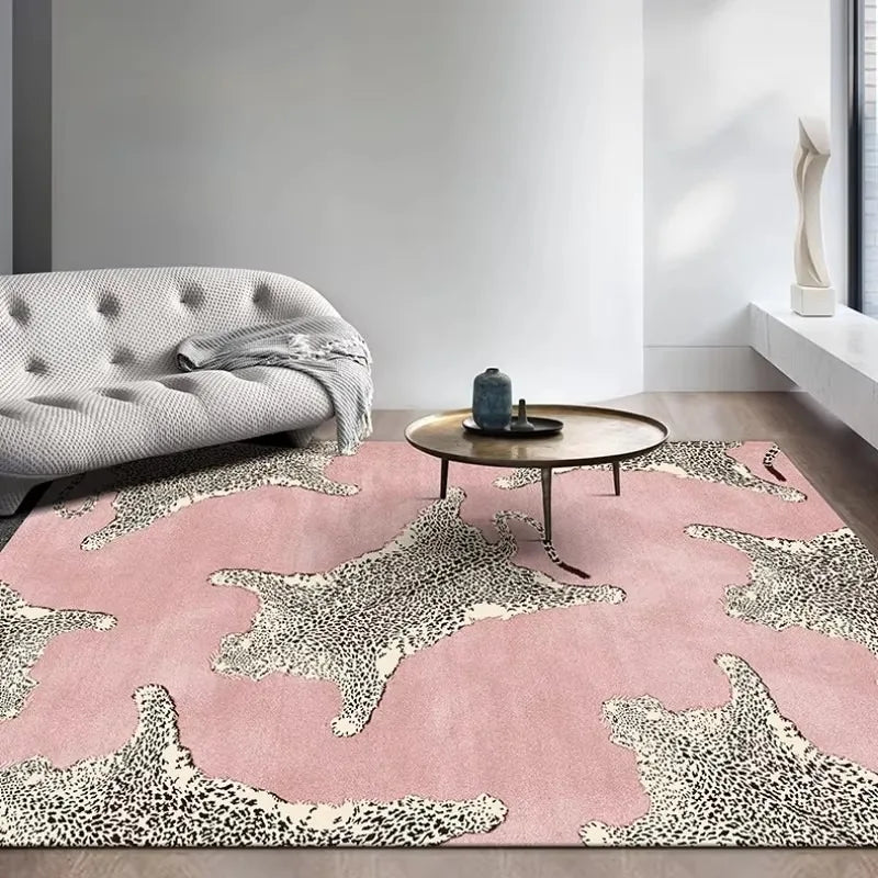 Leopard Print Area Rug | Luxury Soft Non-Slip Carpet