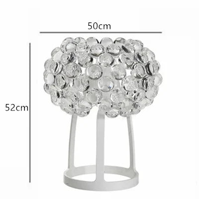 Acrylic Bubble Pendant Light | Clear Gold | Dining Room, Bedroom & Living Room
