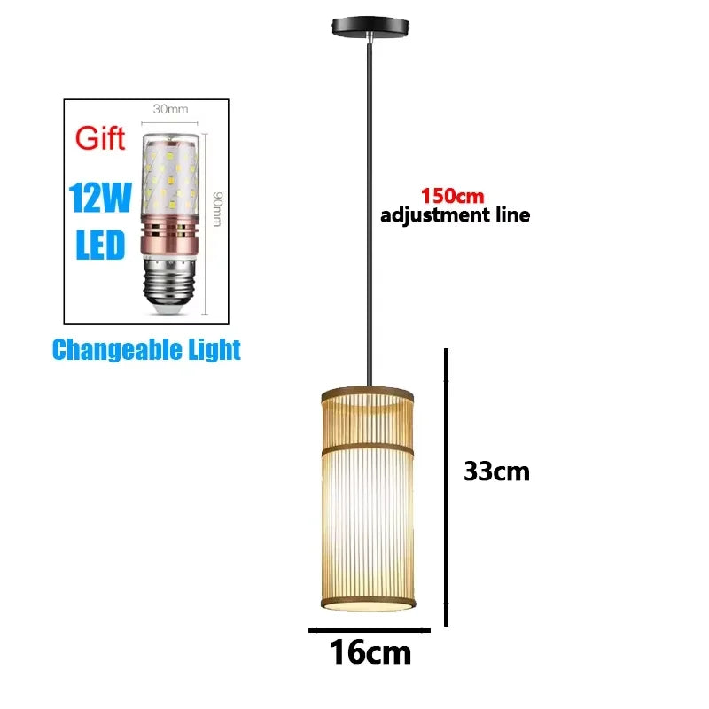 Bamboo Pendant Light